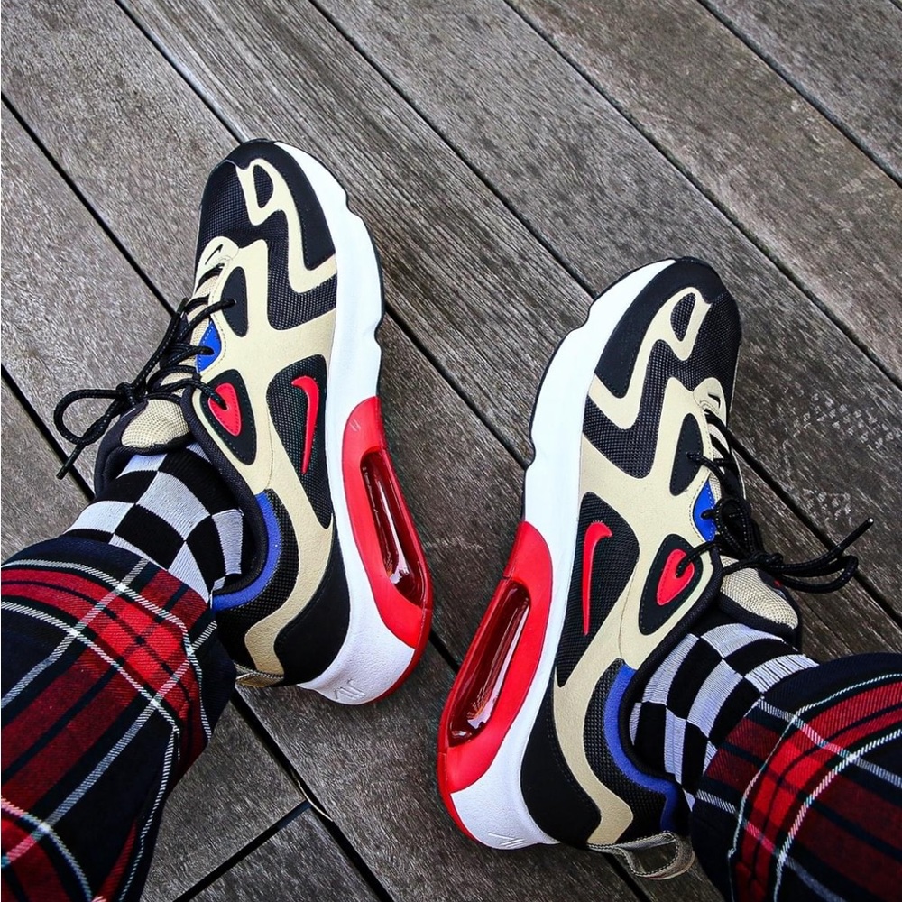 NWT 🍭 Rare Nike Air Max 200 Gold/Red 5.5W
